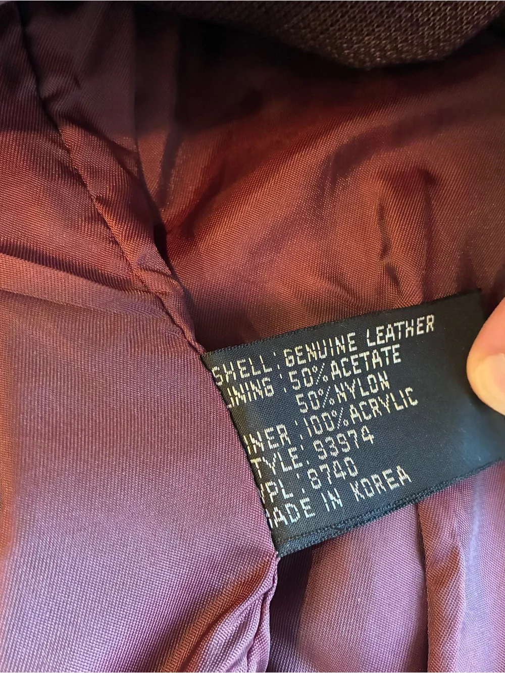 Fidelity Men's Burgundy Leather Bomber Jacket